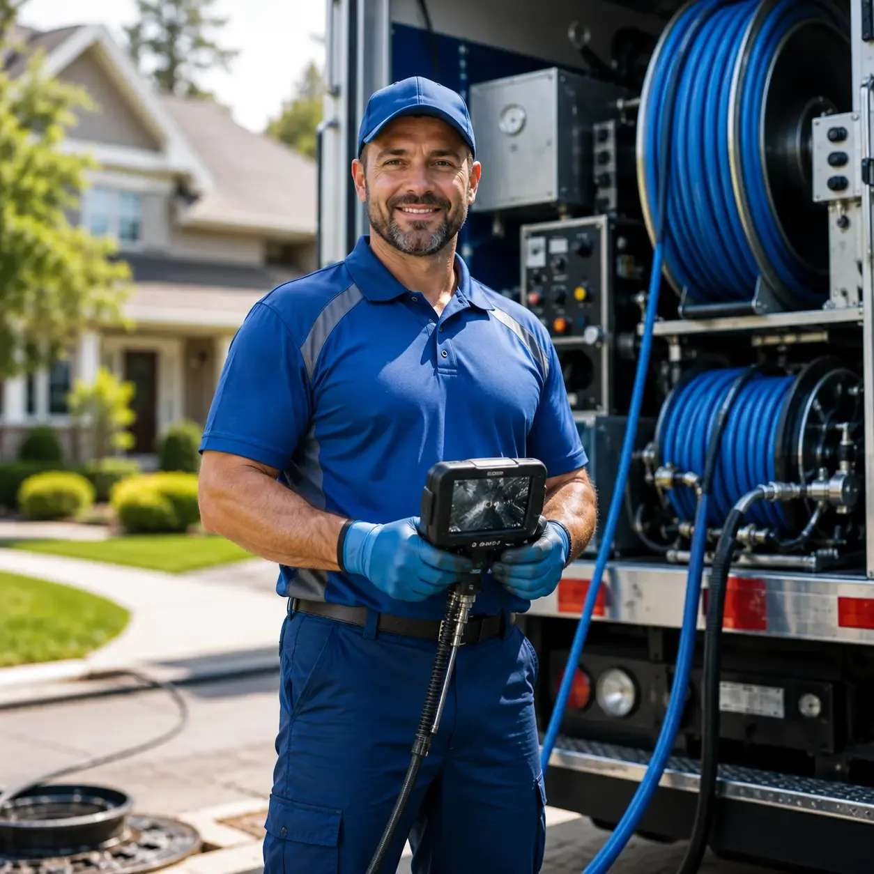 Local outdoor drain cleaning specialists in Grass Lake, MI